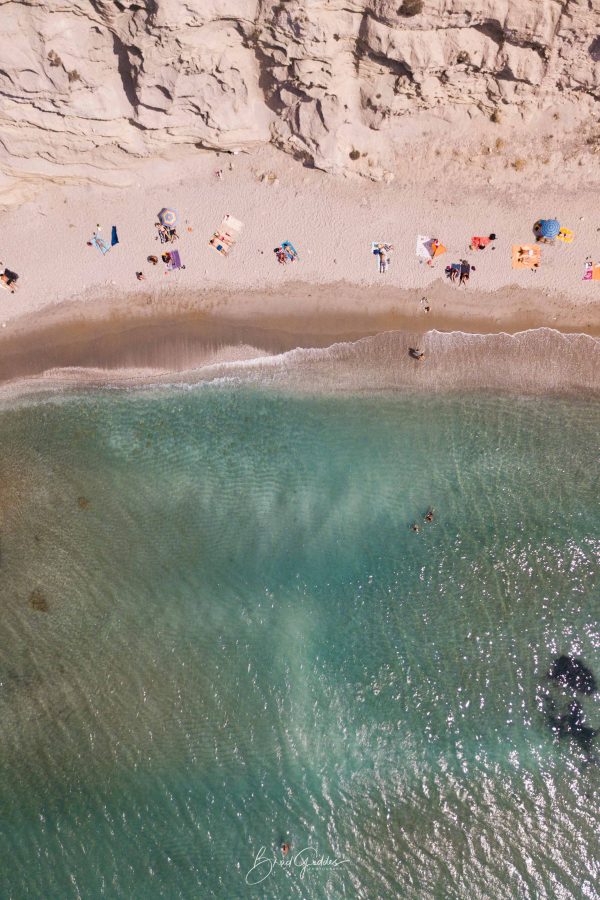 Greece, Aerial, Beach, Water, Brad Geddes, Brad Geddes Photography, Beach Days, Milos