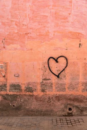 Morocco, Marrakech, Africa, Love, Love Heart, Wall Art, Brad Geddes, Brad Geddes Photography