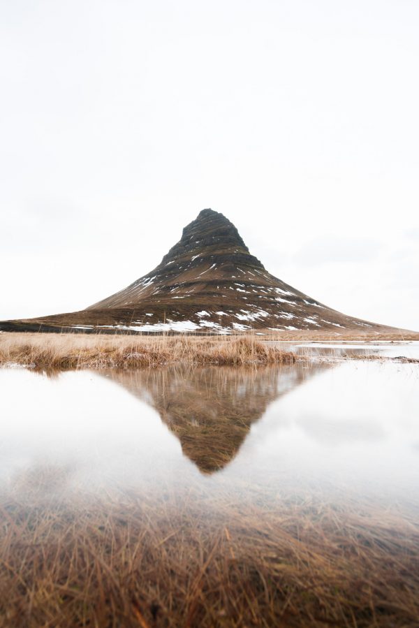 Kirkjufell, Iceland, Kirkjufell Mountain, Reflection